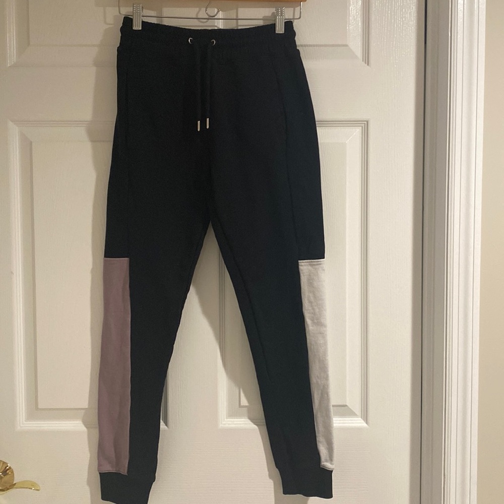 Topman Mens color block joggers. Size xs